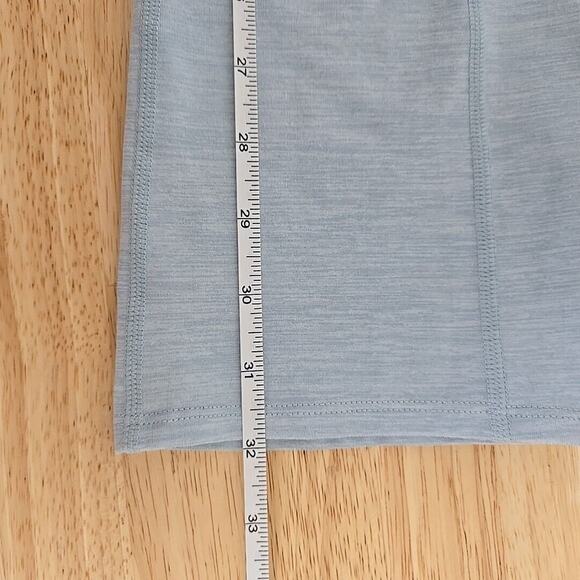 Free People Womens Movement High Rise Pale Blue Split Leg Leggings Size Medium‎ - Picture 7 of 11